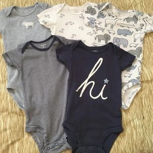 9 Month Carters Onesies